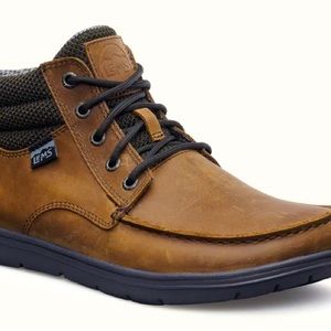Lems Boulder Boot Mid in Umber Leather (13 US Men's) NEW!